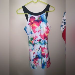 Floral print dress